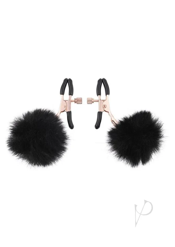 Vibrators Sex And Mischief Sex and Mischief Nipple Clamps BlackRose Gold