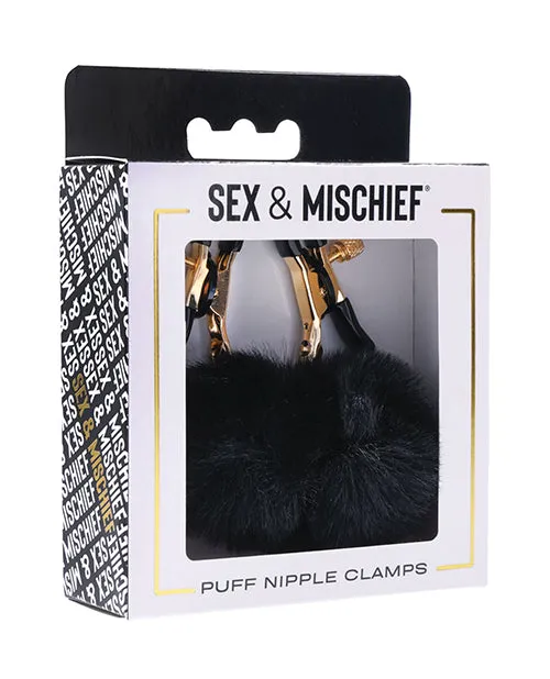Vibrators Sex And Mischief Sex and Mischief Nipple Clamps BlackRose Gold