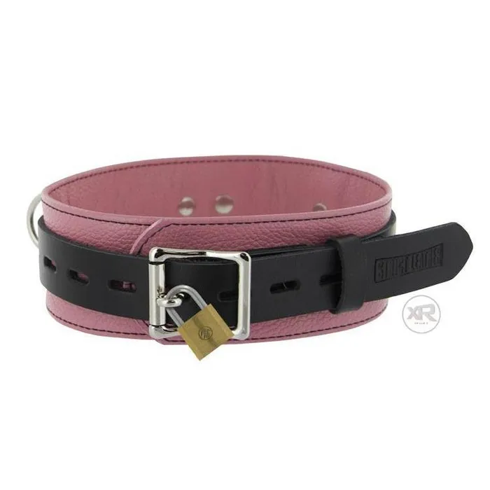 Vibrators Strict Leather Strict Leather Deluxe BlackPink Locking Collar