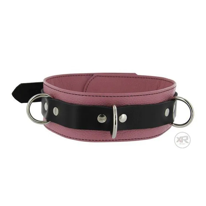Vibrators Strict Leather Strict Leather Deluxe BlackPink Locking Collar