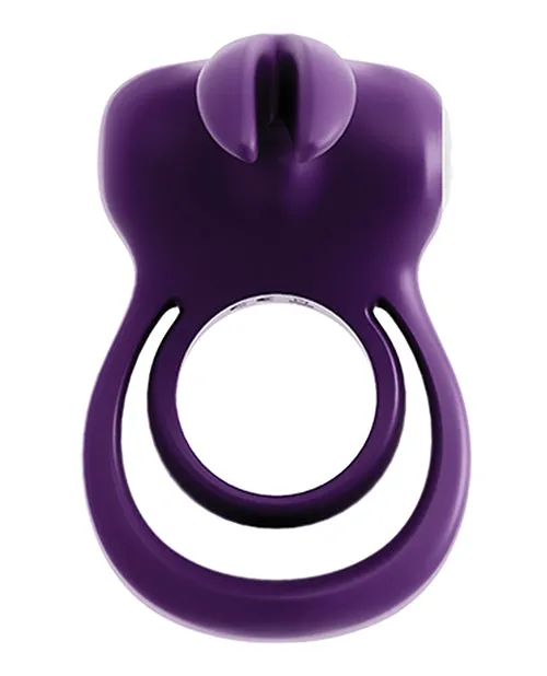 Vibrators VeDO Thunder Bunny Rechargeable Dual Ring Perfectly Purple Vedo Vibrators VeDO Thunder Bunny Rechargeable Dual Ring Perfectly Purple Vedo