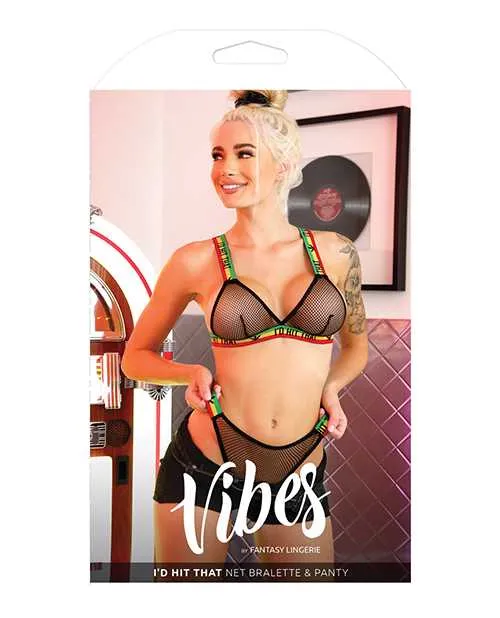 Vibrators Vibes By Fantasy Lingerie Vibes Id Hit That Net Bralette Panty Black ML Vibrators Vibes By Fantasy Lingerie Vibes Id Hit That Net Bralette Panty Black ML