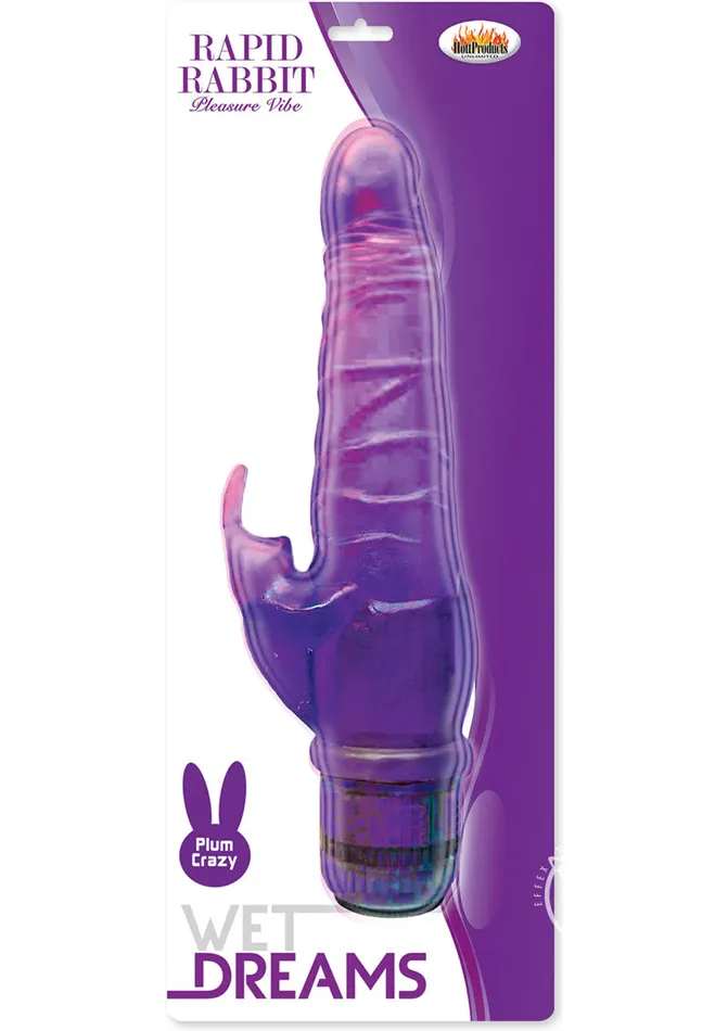 Vibrators Wet Dreams Wet Dreams Rapid Rabbit Pleasure Vibe Water Resistant Vibrator Purple Vibrators Wet Dreams Wet Dreams Rapid Rabbit Pleasure Vibe Water Resistant Vibrator Purple