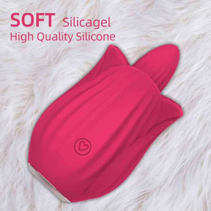 Vibrators Wild Night Fantasies Double Stimulator Rose Licking Vibrator