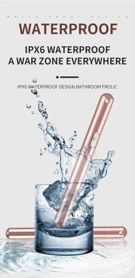 Vibrators Wild Night Fantasies Rose Gold Vibration Necklace 7 Frequency