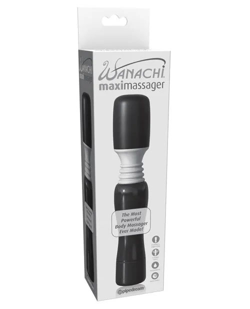 Wanachi Vibrators Maxi Wanachi Wand Massager Black Wanachi Vibrators Maxi Wanachi Wand Massager Black
