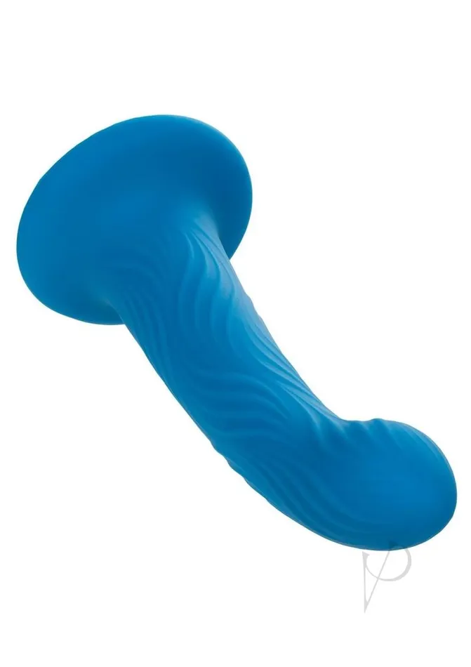 Wave Rider Ripple Silicone Anal Plug Blue Wave Rider Male Sex Toys