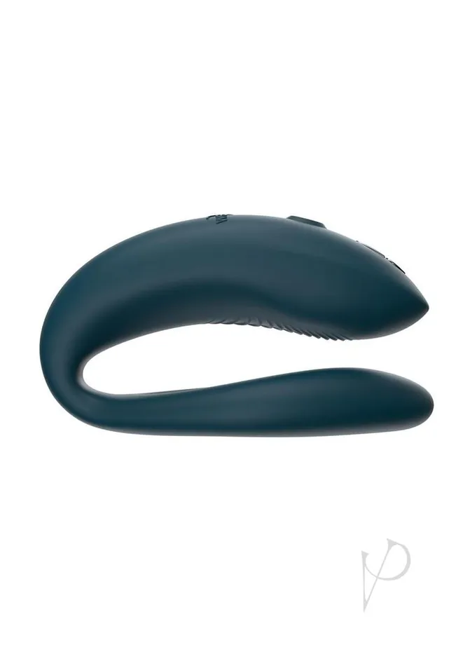 We Vibe Female Sex Toys WeVibe Sync O Rechargeable Silicone Couples Vibrator with Remote Control Velvet Green