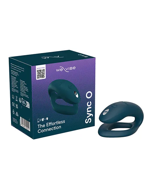 We Vibe Female Sex Toys WeVibe Sync O Rechargeable Silicone Couples Vibrator with Remote Control Velvet Green