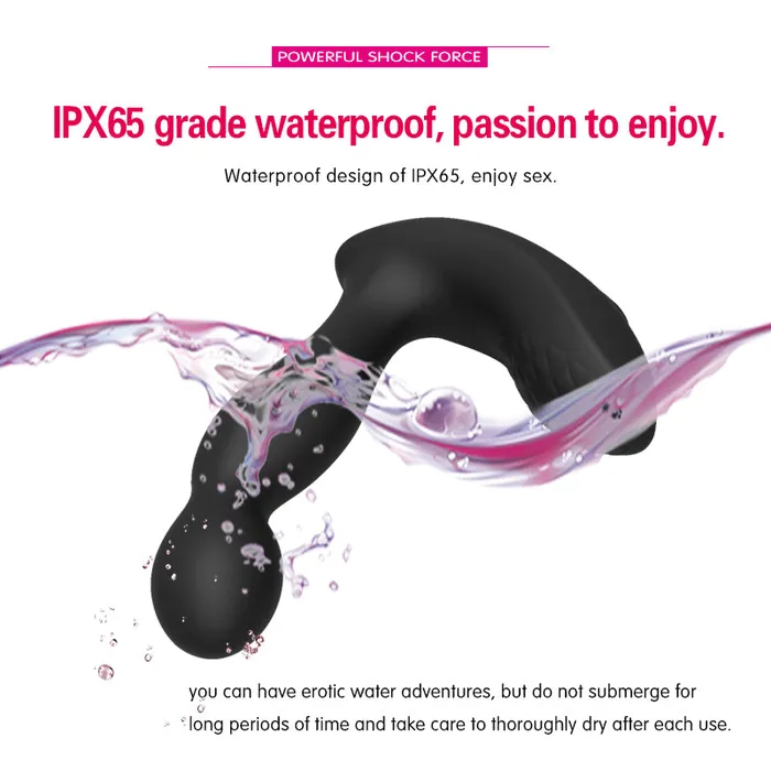 Wild Night Fantasies Black Dual Motor Vibrating Prostate Massager Anal