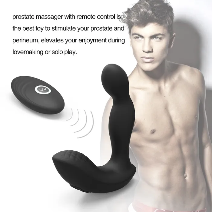 Wild Night Fantasies Black Dual Motor Vibrating Prostate Massager Anal