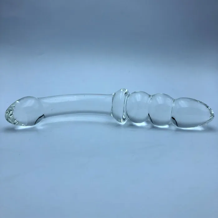 Wild Night Fantasies Dildos Glass Double Ended Beaded G Spot Dildo