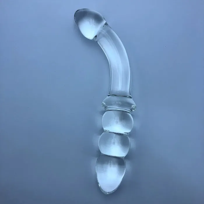 Wild Night Fantasies Dildos Glass Double Ended Beaded G Spot Dildo