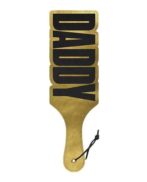 Wood Rocket Anal Wood Rocket Daddy Paddle BlackGold