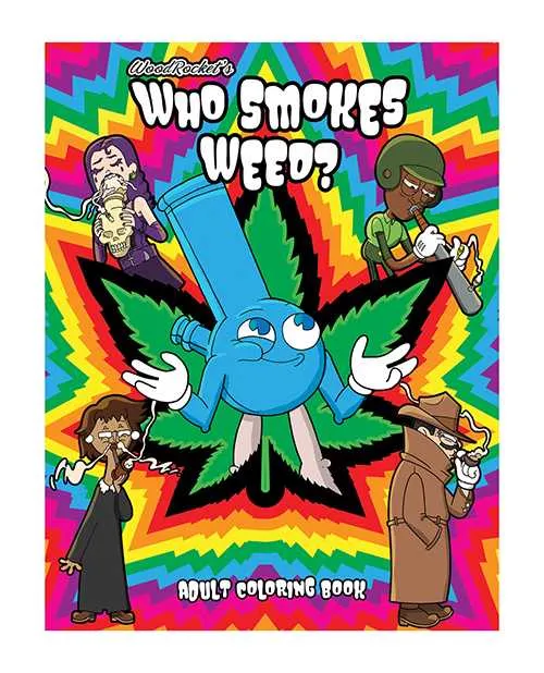 Wood Rocket Who Smokes Weed Coloring Book Vibrators