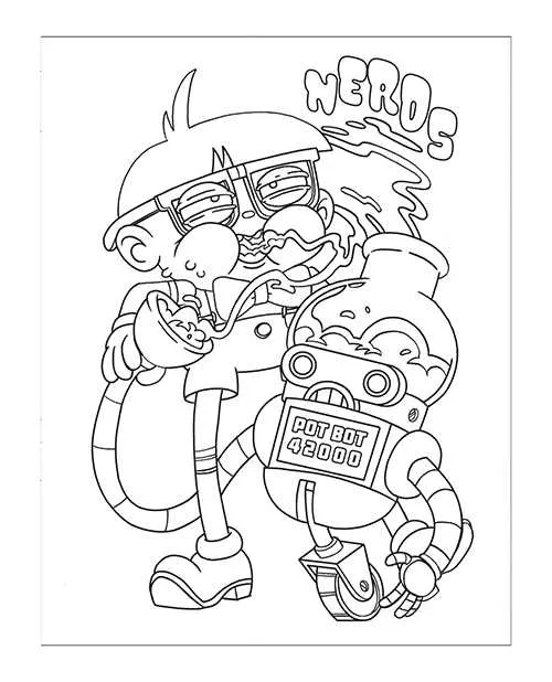Wood Rocket Who Smokes Weed Coloring Book Vibrators Wood Rocket Who Smokes Weed Coloring Book Vibrators