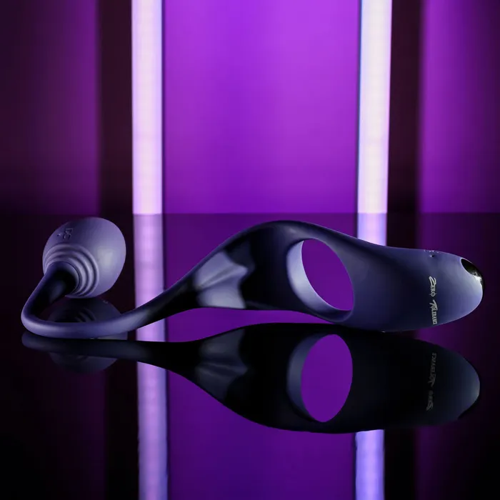 Zero Tolerance TIP TO TAIL Vibrating Butt Plug Cock Ring Zero Tolerance Male Sex Toys