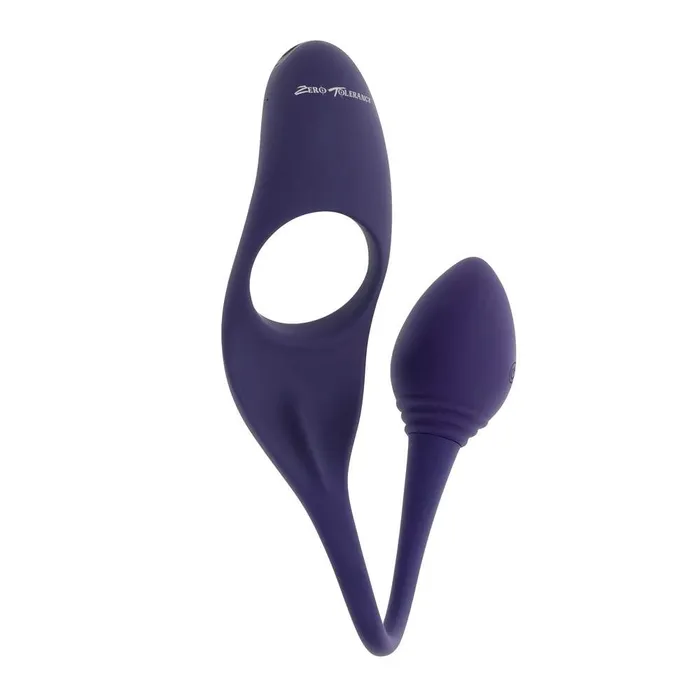 Zero Tolerance TIP TO TAIL Vibrating Butt Plug Cock Ring Zero Tolerance Male Sex Toys