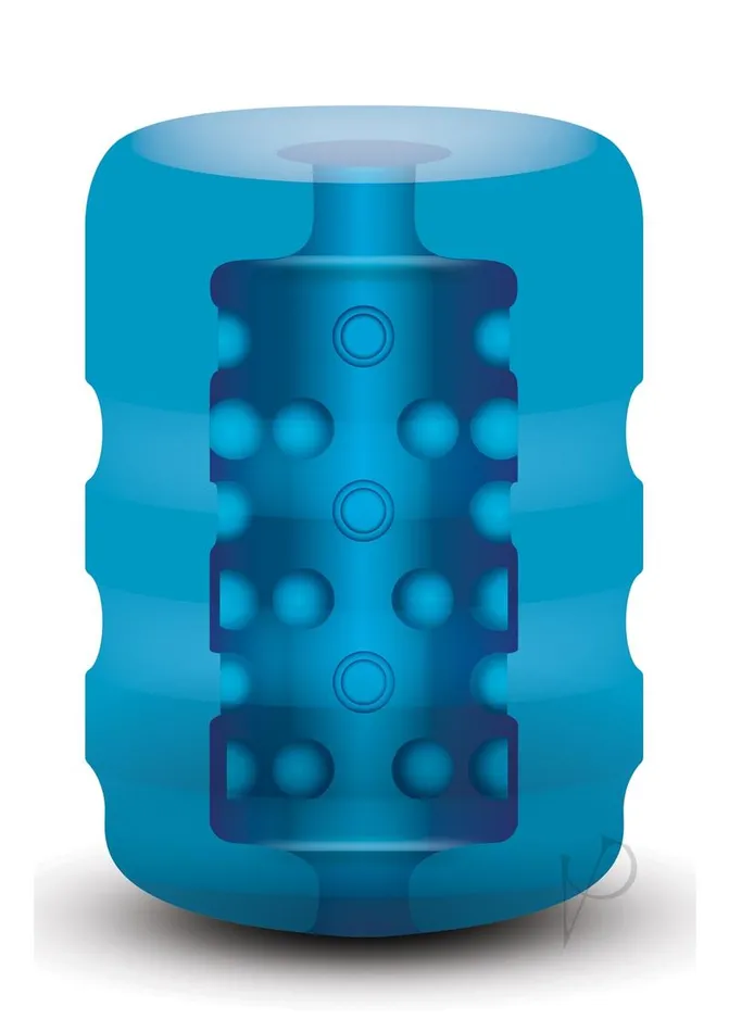 ZOLO Backdoor Pocket Stoker Beaded Texture Blue Zolo Anal