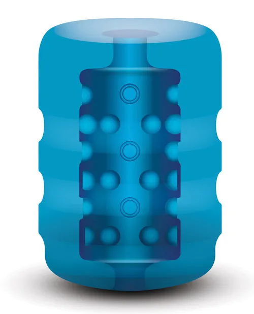 ZOLO Backdoor Pocket Stoker Beaded Texture Blue Zolo Anal