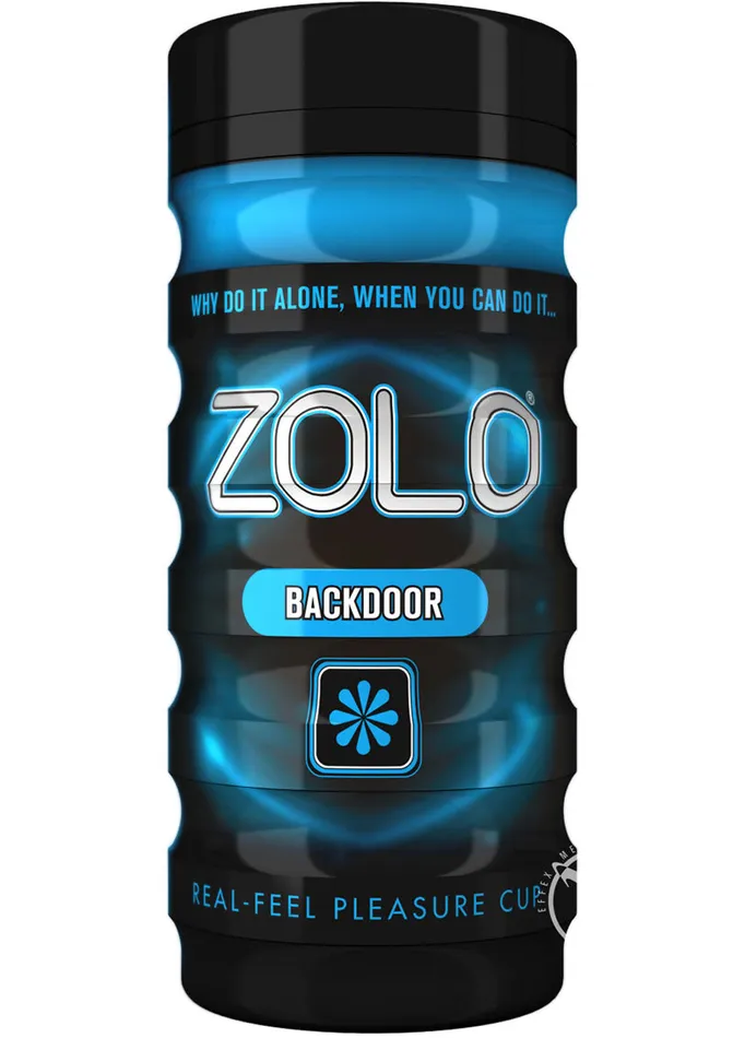 Zolo ZOLO Back Door Cup Masturbator Blue Male Sex Toys Zolo ZOLO Back Door Cup Masturbator Blue Male Sex Toys
