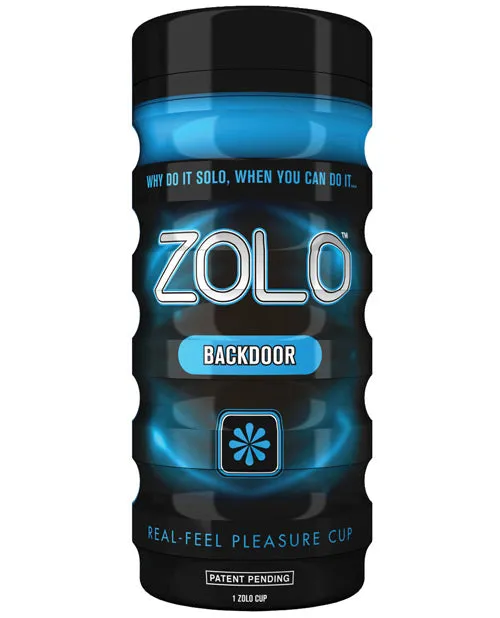 Zolo ZOLO Back Door Cup Masturbator Blue Male Sex Toys Zolo ZOLO Back Door Cup Masturbator Blue Male Sex Toys